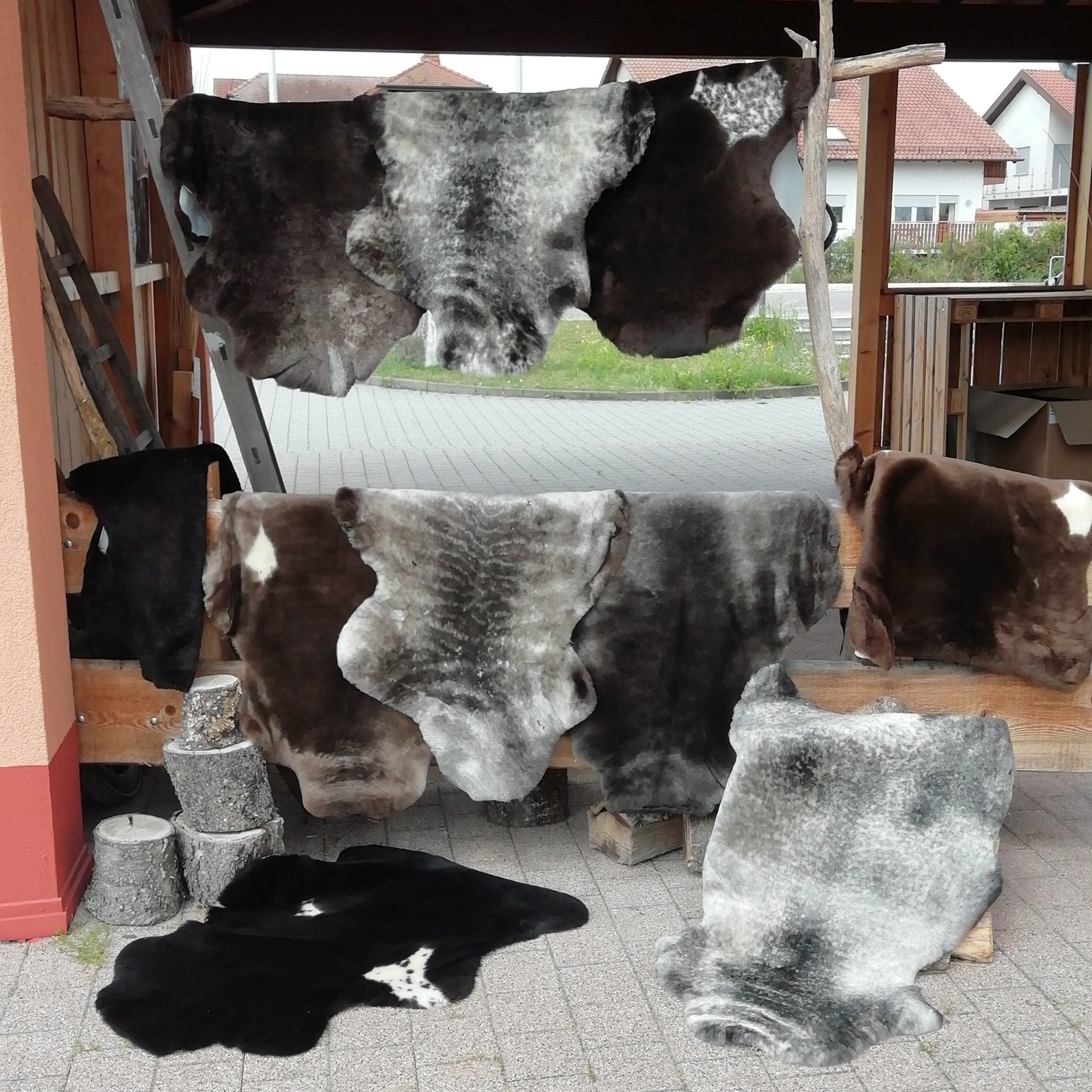 Lammfelle - geschoren