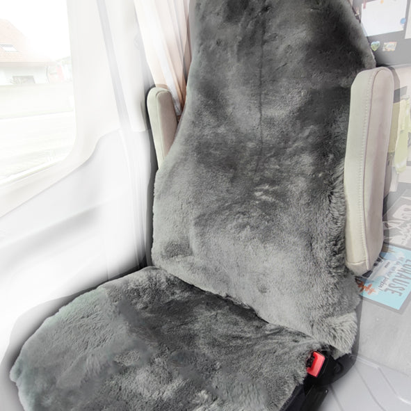 Autositz-Auflage - Wohnmobil - Hochlehner - Naturform - kurzwollig - Leibersperger Lammfell