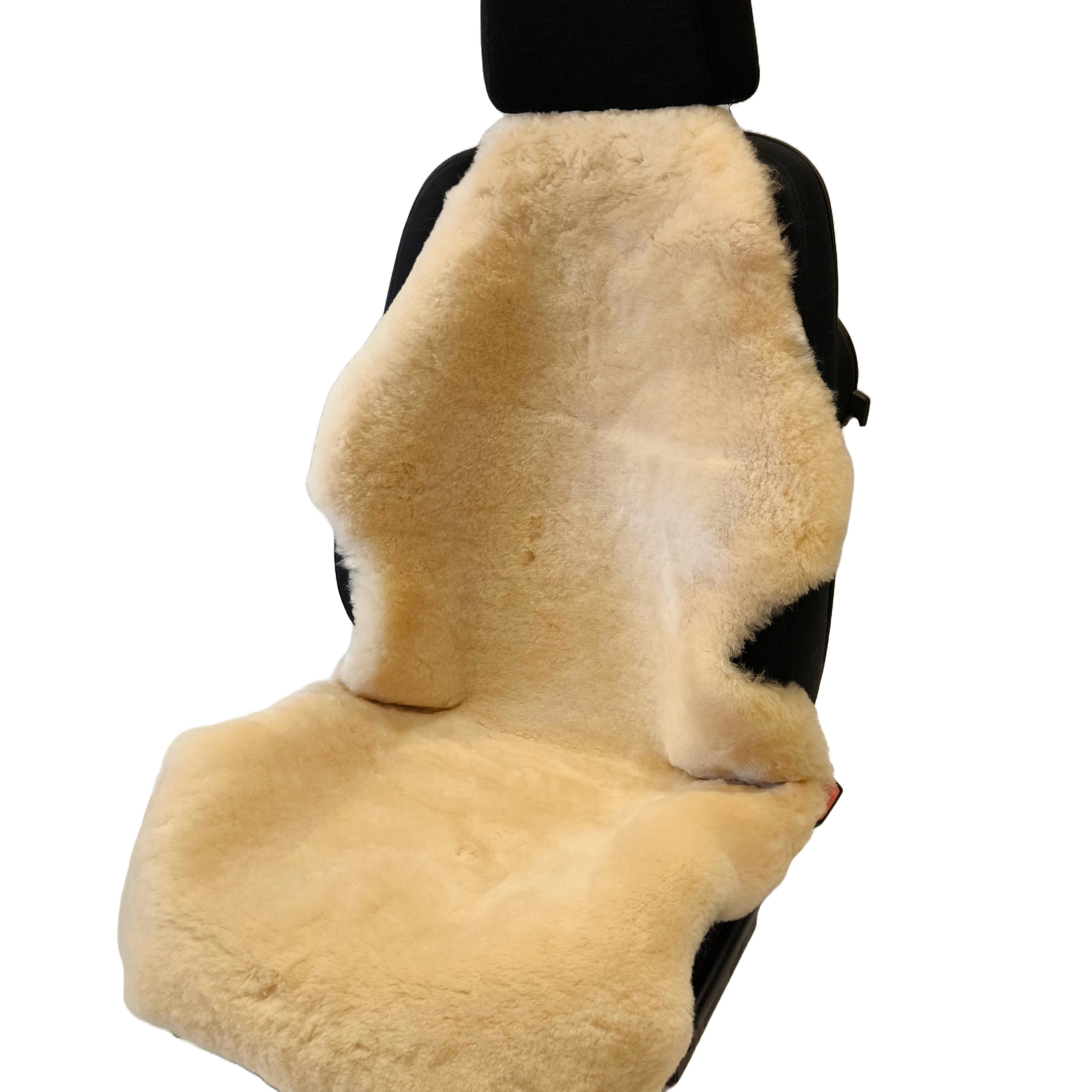 Lammfell - Autositz-Auflage - Autofell - Naturform - kurzwollig