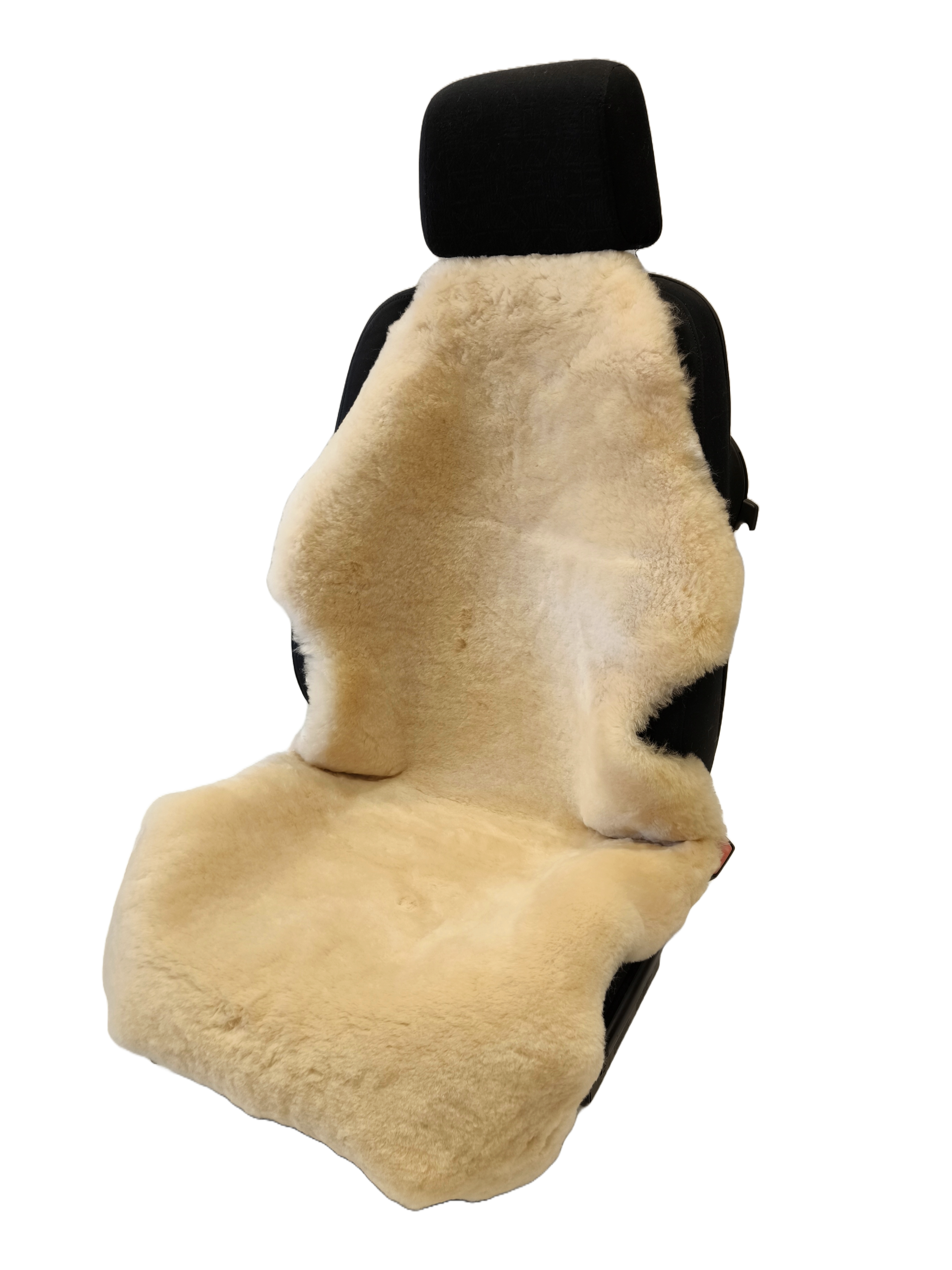 Lammfell - Autositz-Auflage - Autofell - Naturform - kurzwollig - Leibersperger Lammfell