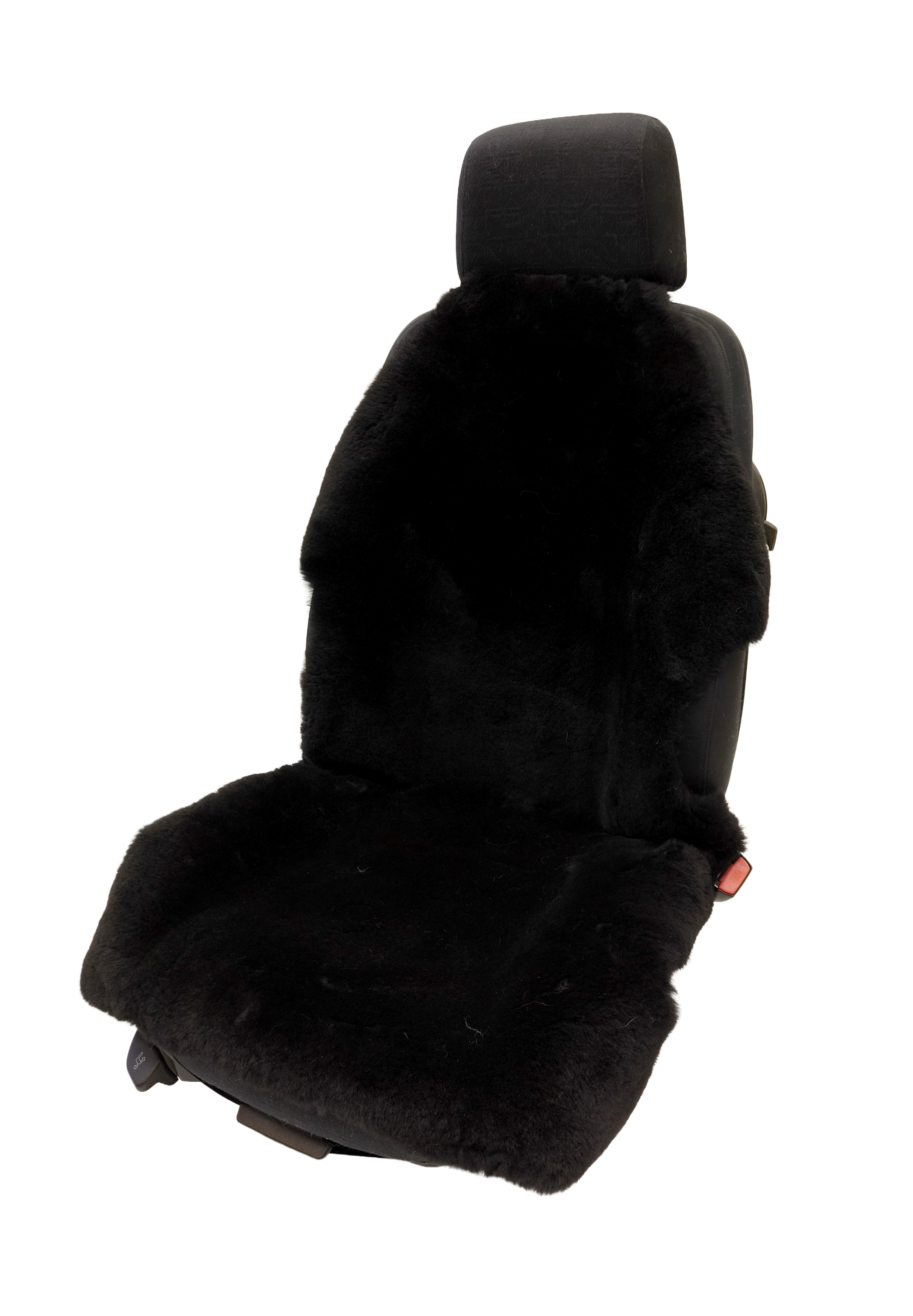 Lammfell - Autositz-Auflage - Autofell - Naturform - kurzwollig - Leibersperger Lammfell