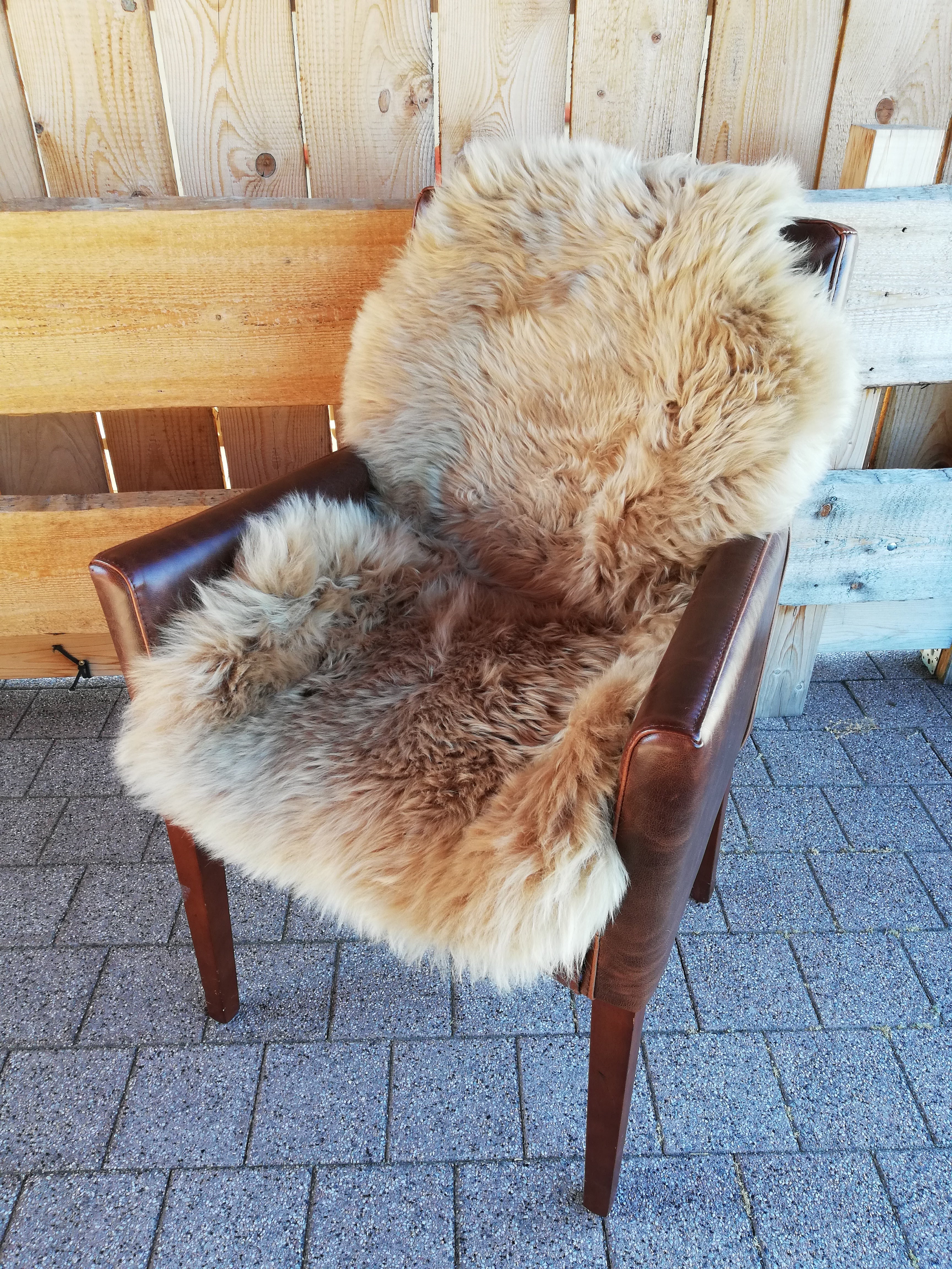 Premium-Lammfell / Hellbraun / Camel / versch. Größen - Leibersperger Lammfell Shop