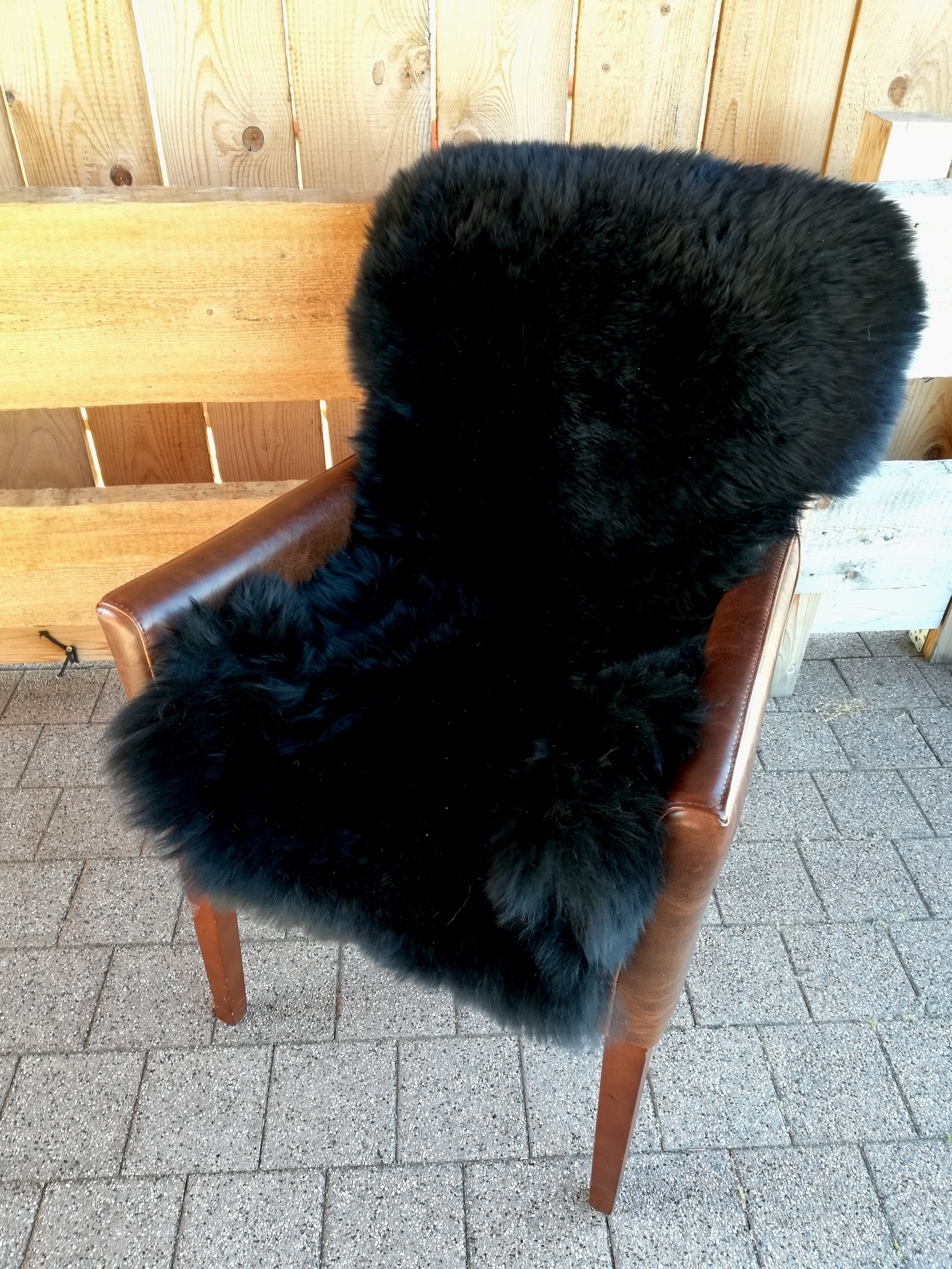 Premium-Lammfell / Schwarz / versch. Größen - Leibersperger Lammfell Shop