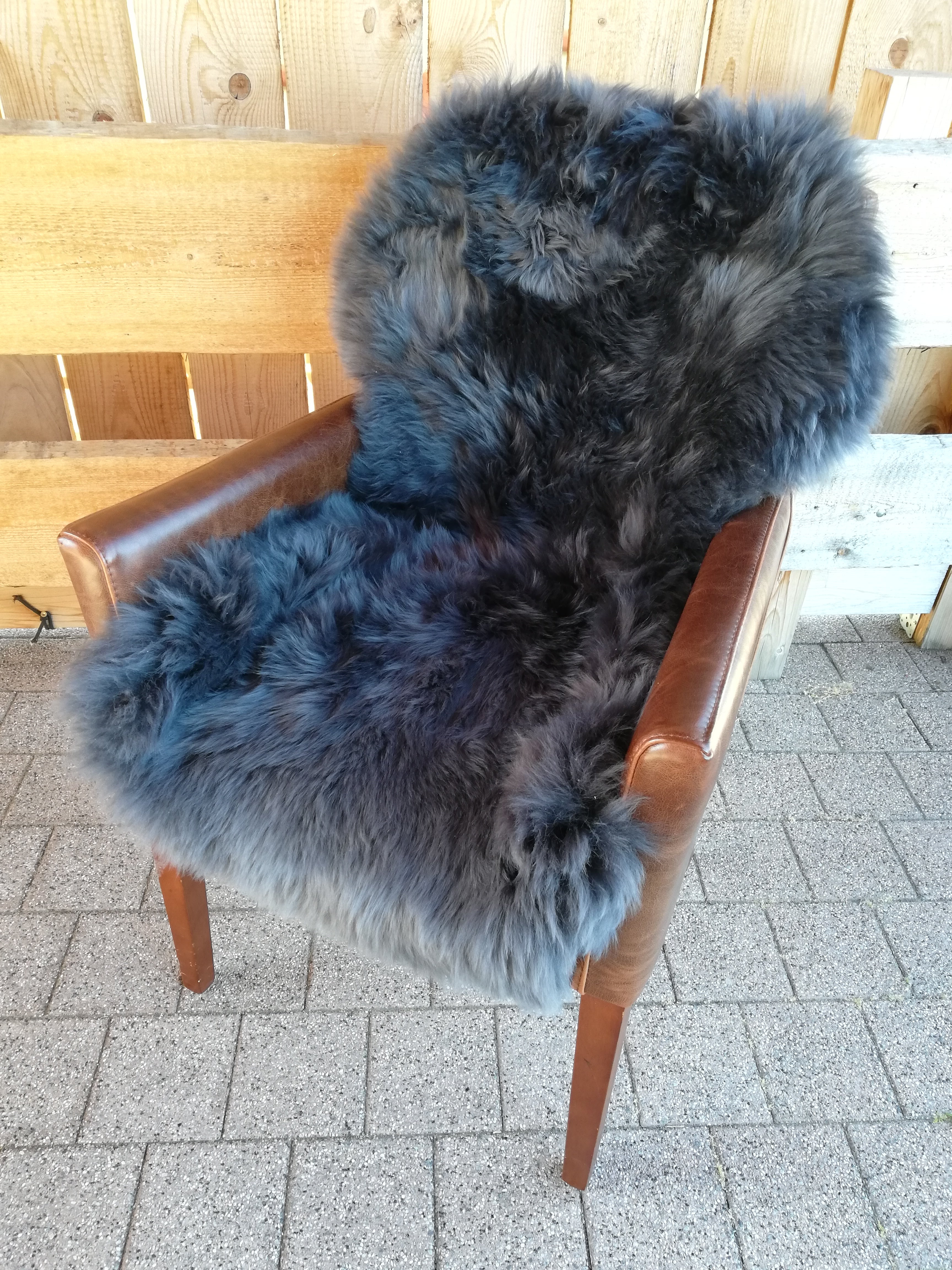 Premium-Lammfell / Anthrazit / versch. Größen - Leibersperger Lammfell Shop