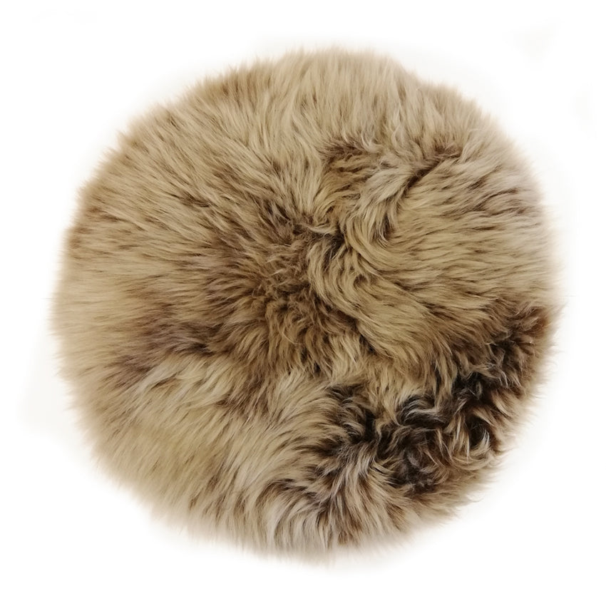 Sitzkissen - Lammfell - rund - verschiedene Farben und Größen - Leibersperger Lammfell
