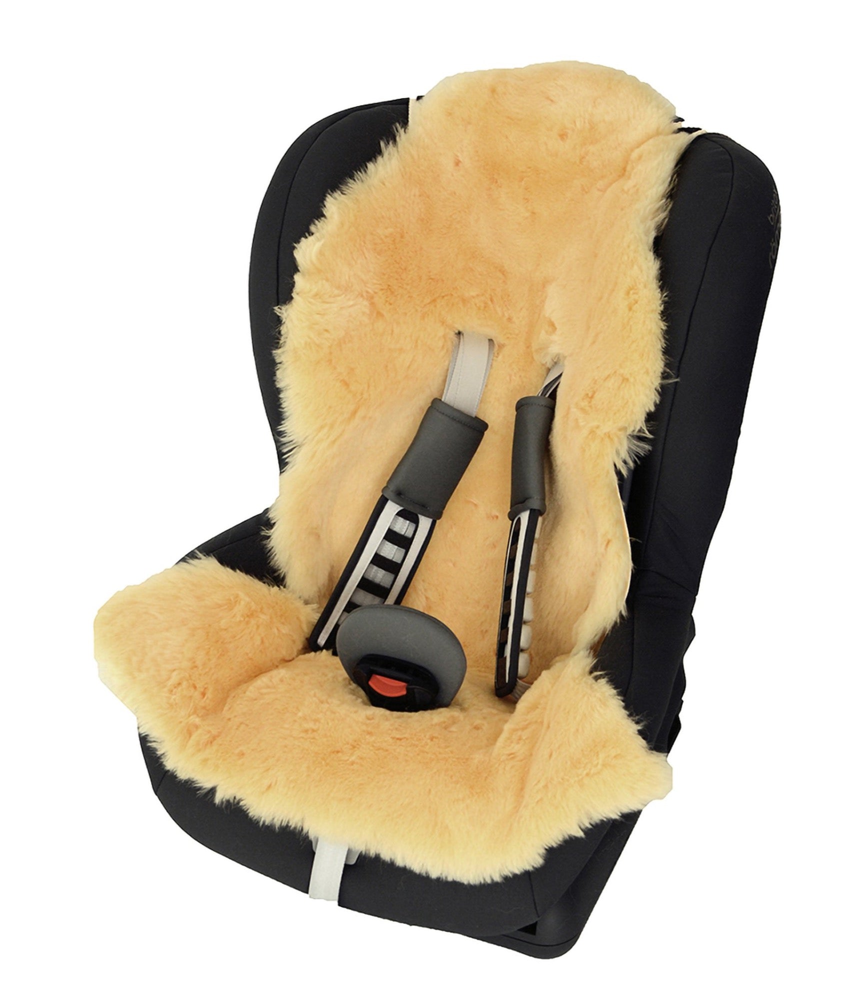 Lammfell-Auflage - Kindersitz - Naturform - 80 x 50 cm - Leibersperger Lammfell Shop