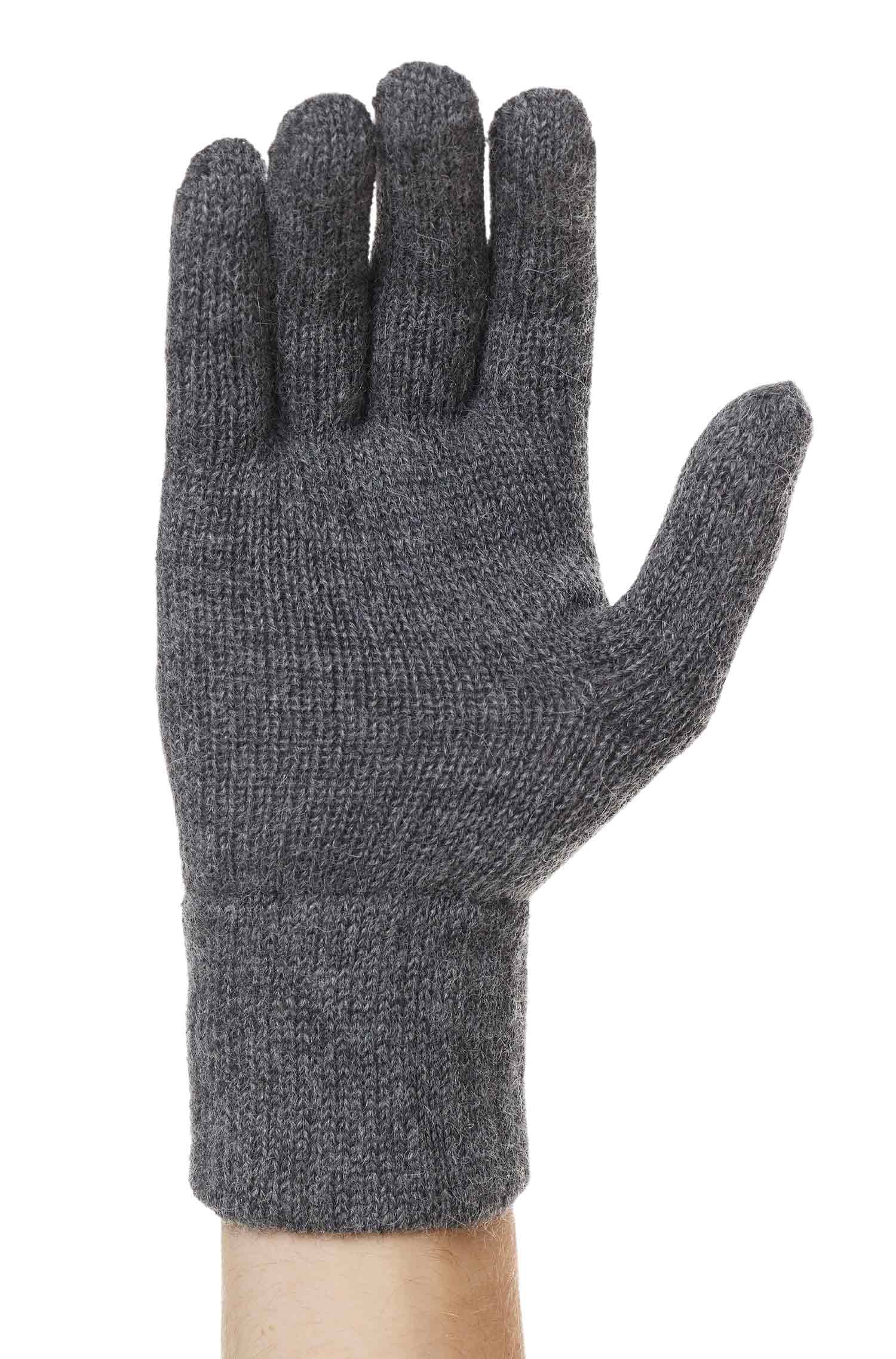 Alpaka Fingerhandschuhe unisex - Leibersperger Lammfell