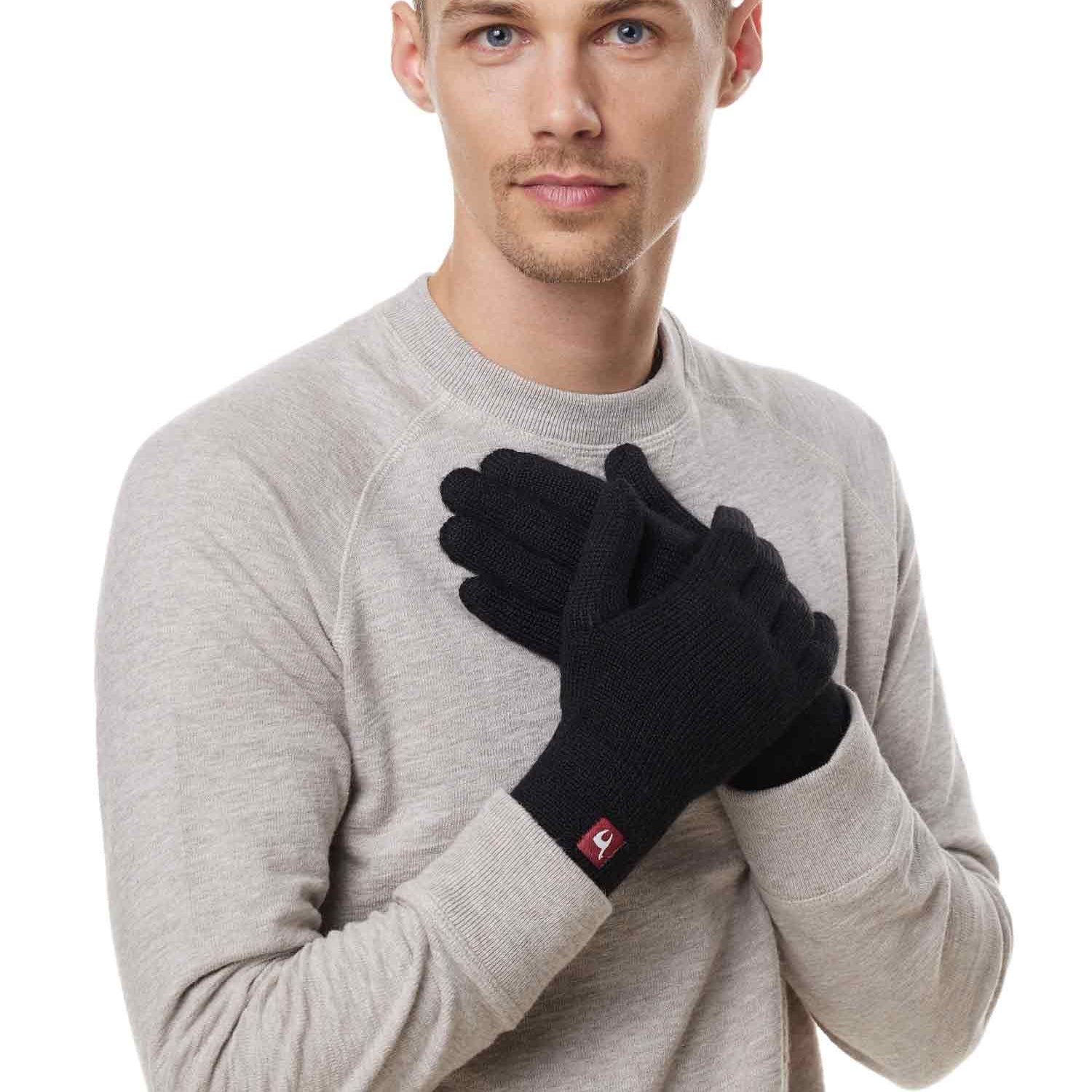 Alpaka Fingerhandschuhe unisex - Leibersperger Lammfell