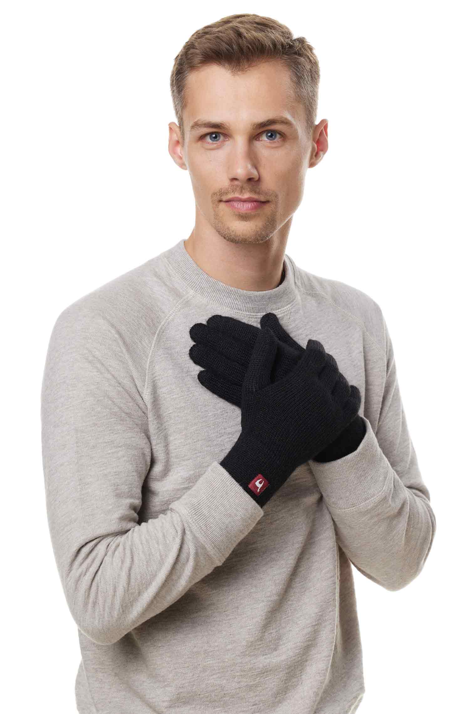 Alpaka Fingerhandschuhe unisex - Leibersperger Lammfell
