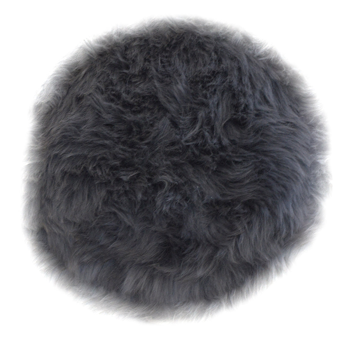 Sitzkissen - Lammfell - rund - verschiedene Farben und Größen - Leibersperger Lammfell Shop