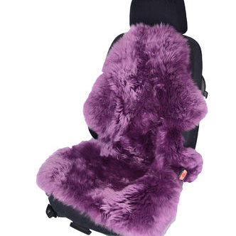 Autositz-Auflage -  Lammfell - Naturform - Leibersperger Lammfell Shop