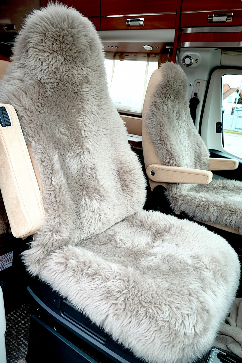 Autositz-Auflage - Wohnmobil - Hochlehner - Naturform