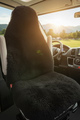 Autositz-Auflage - Wohnmobil - Hochlehner - Naturform - kurzwollig