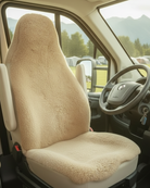 Autositz-Auflage - Wohnmobil - Hochlehner - Naturform - kurzwollig - Leibersperger Lammfell