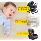 Lammfell - medizinisch - Babyfell - Kinderwagen - Kindersitz Weiß - Leibersperger Lammfell