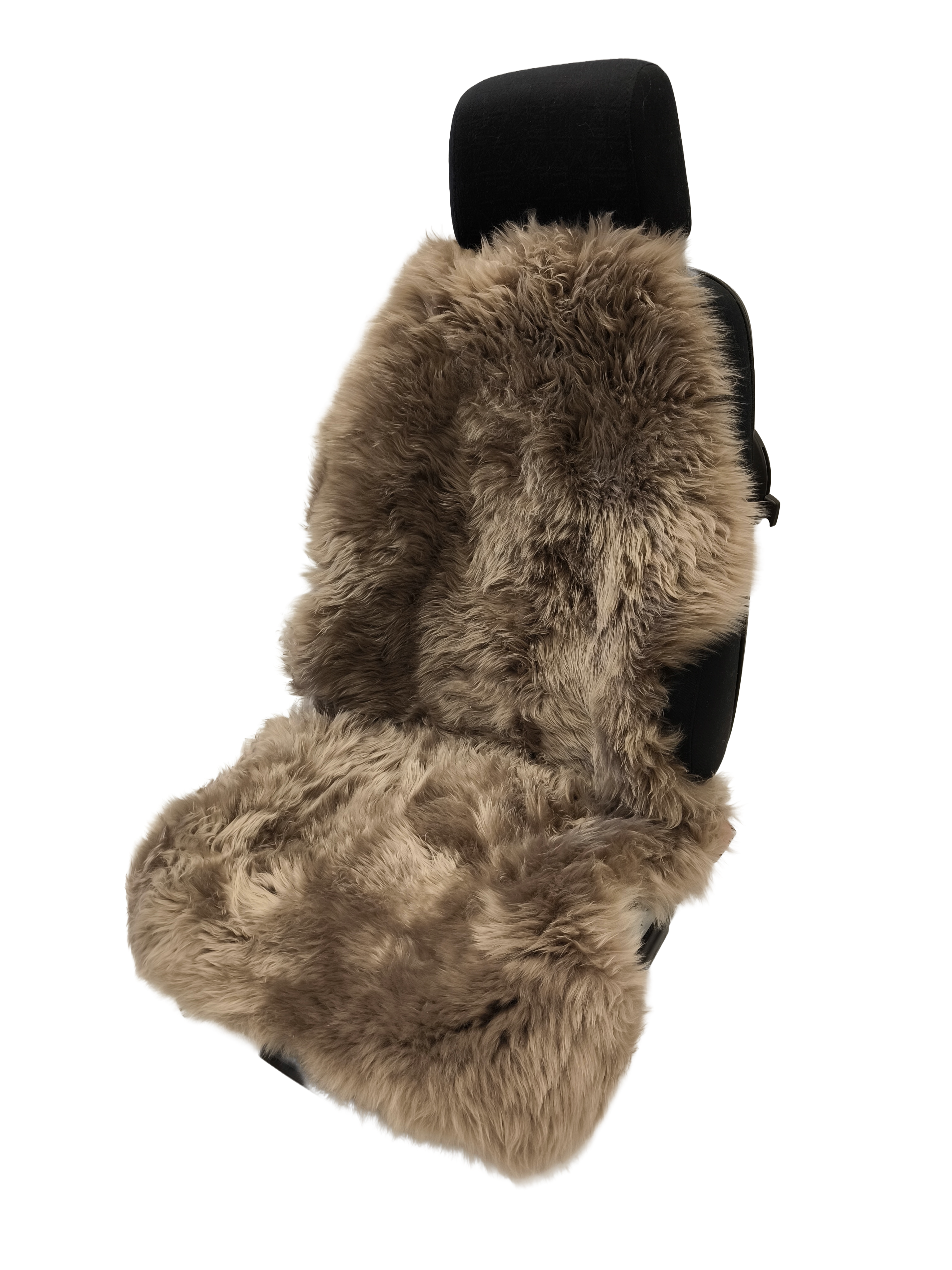 Autositz-Auflage -  Wohnmobil - 115+ cm - Naturform - Leibersperger Lammfell