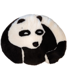 Teppich - Spieldecke - Panda - schwarz - Leibersperger Lammfell