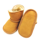 Babyschuhe - Hausschuhe - Lammfell - mit Klett - Leibersperger Lammfell Shop