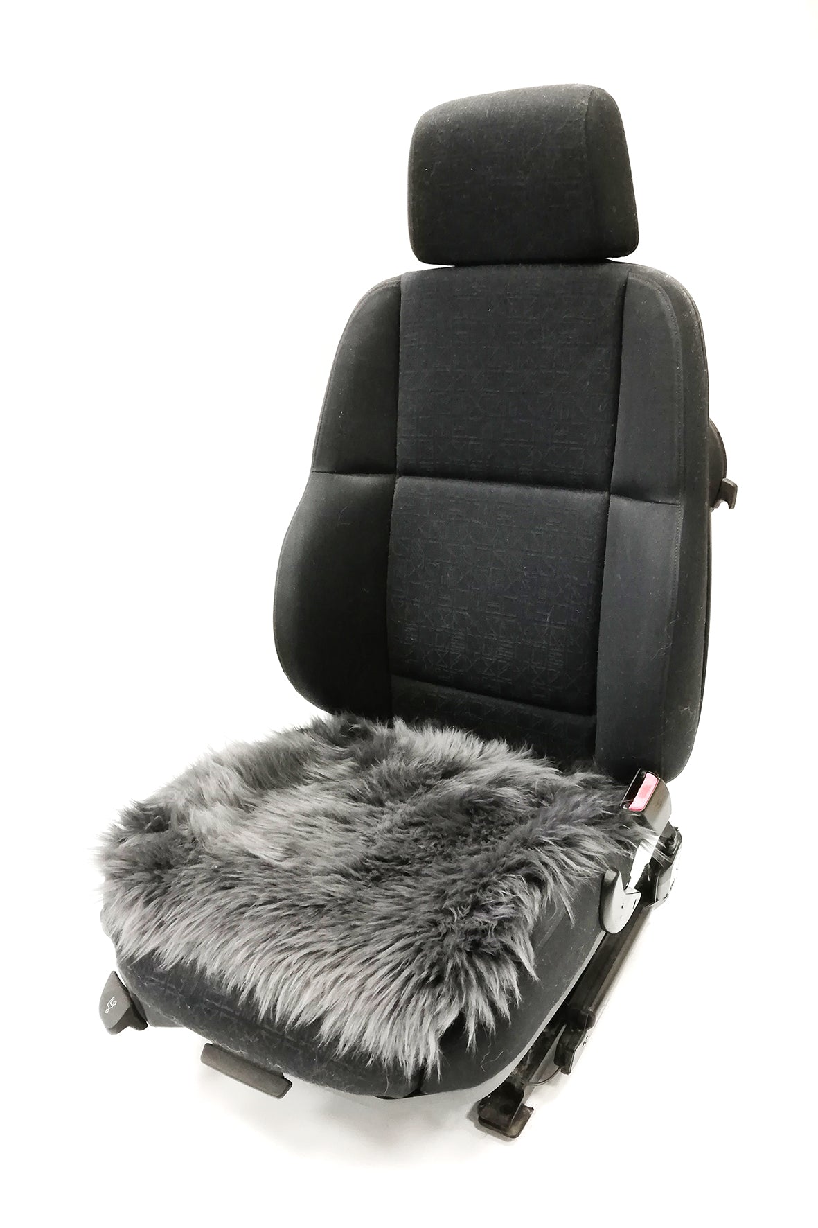Lammfell-Kissen - Autositz-Kissen - Stuhlkissen - 40 cm - anthrazit, Lammfelle für Auto, Bett und Wohnzimmer in höchster Qualität